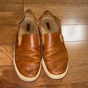 Women’s Olukai Pehuea Leather Slip-On Sneakers